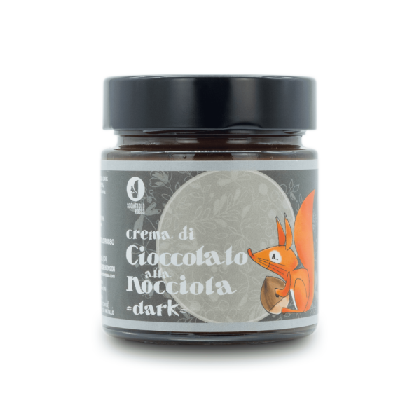 Crema di cioccolato fondente alla nocciola