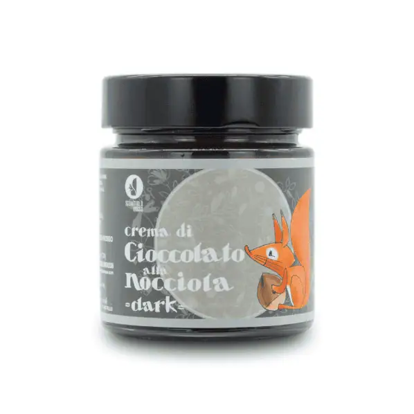 Crema di cioccolato fondente alla nocciola